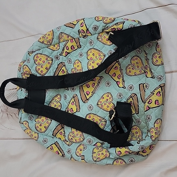 Betsey Johnson Pizza Backpack Back to School Pizza Lover Fun Artists Design - Picture 6 of 6
